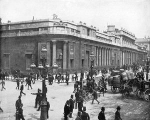 Bank of England, Londýn, konec 19. století.