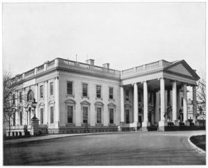Bílý dům, Washington DC, konec 19. století. od John L. Stoddard