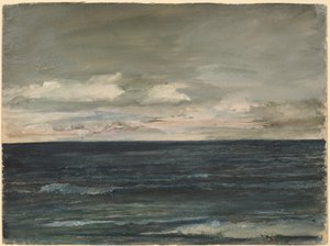 Studie lekce na pobřeží Jersey od John La Farge