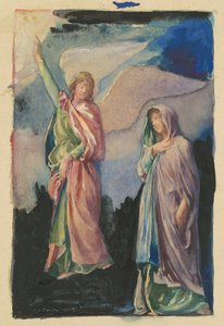 Studium "víry" a "naděje" od John La Farge