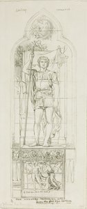 Studie pro okno z barevného skla od John La Farge