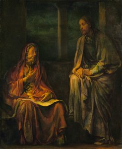 Návštěva Nikodéma u Krista, 1880.