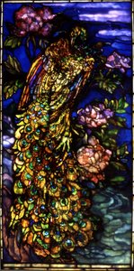 Paví okno, 1892-1908 od John La Farge or Lafarge