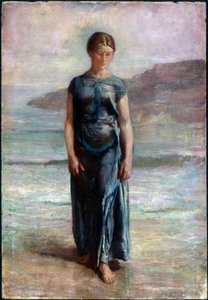 Žena koupání od John La Farge or Lafarge