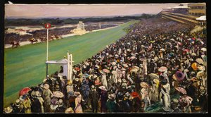Zlatý pohár, Ascot, Královská ohrada od John Lavery