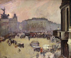 Zimní slunce, Hyde Park Corner od John Lavery