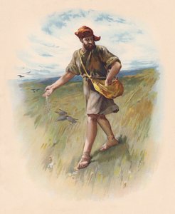 Rozsévač (barevná litografie) od John Lawson
