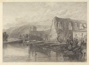 Opatství sv. Agathy, Easby od John Le Keux