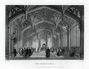 The Divinity School, Oxford, 1837. od John Le Keux
