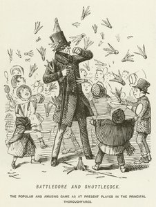 Battledore a Shuttlecock od John Leech