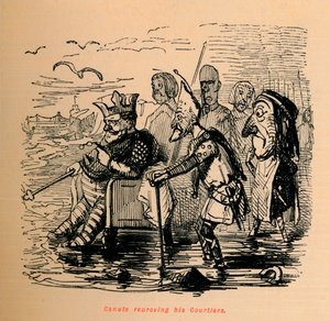 Canute kárající jeho dvořany, c1860, c1860 od John Leech