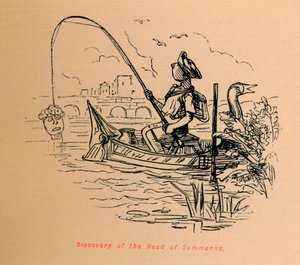 Objev hlavy Summanus, 1852 od John Leech