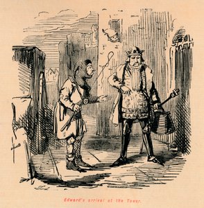 Edwardův příjezd do věže, c1860, c1860 od John Leech