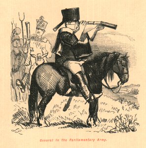 Generál v parlamentní armádě, 1897. od John Leech