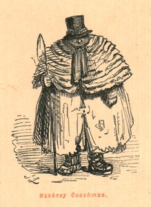 Hackney Coachman, 1897. od John Leech