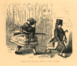 Nepřátelství mezi Anglií a Francií, 1897. od John Leech