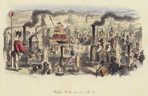Hyde Park jak bude od John Leech