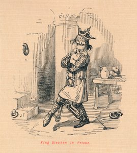 Král Štěpán ve vězení, c1860, c1860 od John Leech