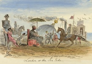 London at the Sea Side, pub.1844 od John Leech