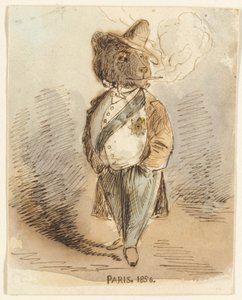 Paříž 1856 od John Leech