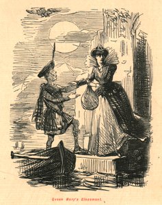 Queen Marys Elopement, 1897. od John Leech