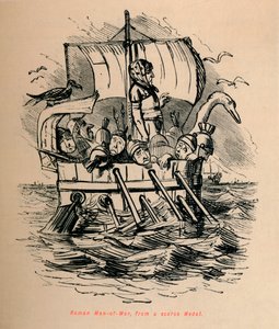 Římský válečný muž, ze vzácné medaile, 1852 od John Leech