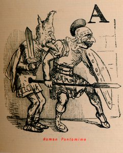 Román Pantomima, 1852 od John Leech