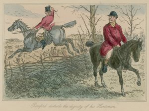 Romford narušuje důstojnost svého lovce od John Leech