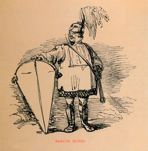 Samnitský voják, 1852 od John Leech