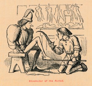 Obuvník doby, od John Leech