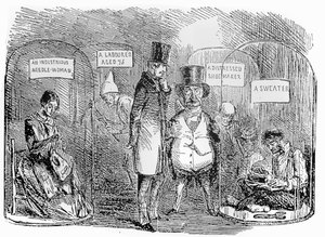 Vzorky z průmyslové výstavy Mr Punchs z roku 1850 od John Leech