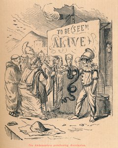 Velvyslanci kupují Aesculaplus, 1852 od John Leech
