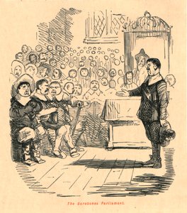 Parlament Barebones, 1897. od John Leech