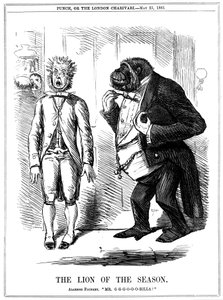 Lev sezóny, 1861 od John Leech