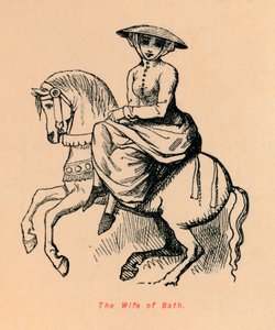 The Wife of Bath, c1860, c1860 od John Leech
