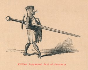 William Longsword, hrabě ze Salisbury, c1860, c1860 od John Leech