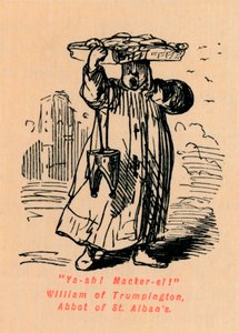Jo-ah! Makrela! William z Trumpingtonu, opat ze St. Albans, od John Leech