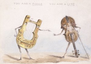Jsi houslička, jsi lyra, po roce 1864 od John Leech