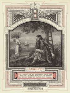 srpen (rytina) od John Leighton