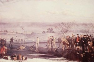 Curling v Rowyards Loch od John Levack