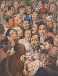 Obraz indických tváří, 1811-ca. 1813.