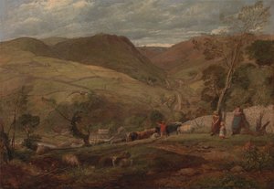 Hanson Toot, pohled na Dovedale od John Linnell