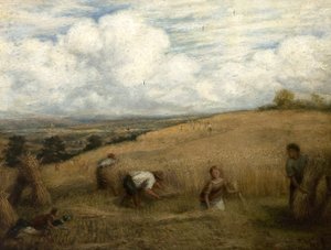 Sklizeň, 1857 od John Linnell