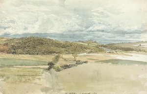 Krajina v severním Walesu od John Linnell