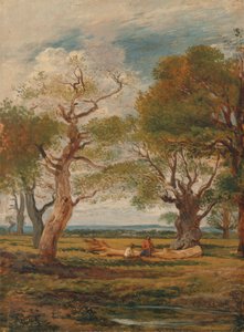 Krajina s postavami od John Linnell