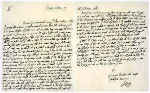 Dopis Johna Locka Hansi Sloaneovi, 2. prosince 1699. od John Locke