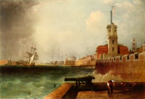 „Příliv pod baterií, Portsmouth Harbour“, 1846, 1942.