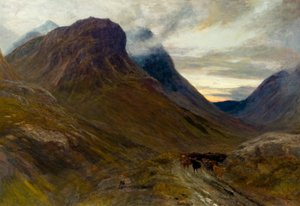 Glencoe, kolem roku 1875 (olej na plátně)
