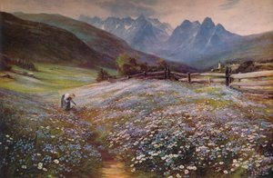 června v rakouském Tyrolsku, c1892
