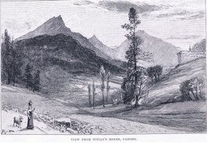 Pohled z Tizianova domu, z The Magazine of Art 1893, Cassell and Company od John MacWhirter